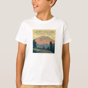 Camiseta Parque Nacional Vulcânico de Lassen   Estrada