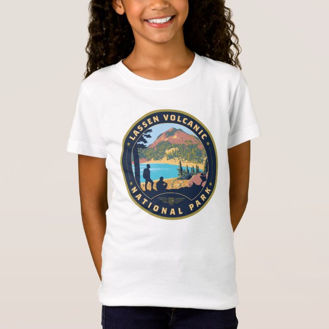 Camiseta Parque Nacional Vulcânico Lassen (Frente)