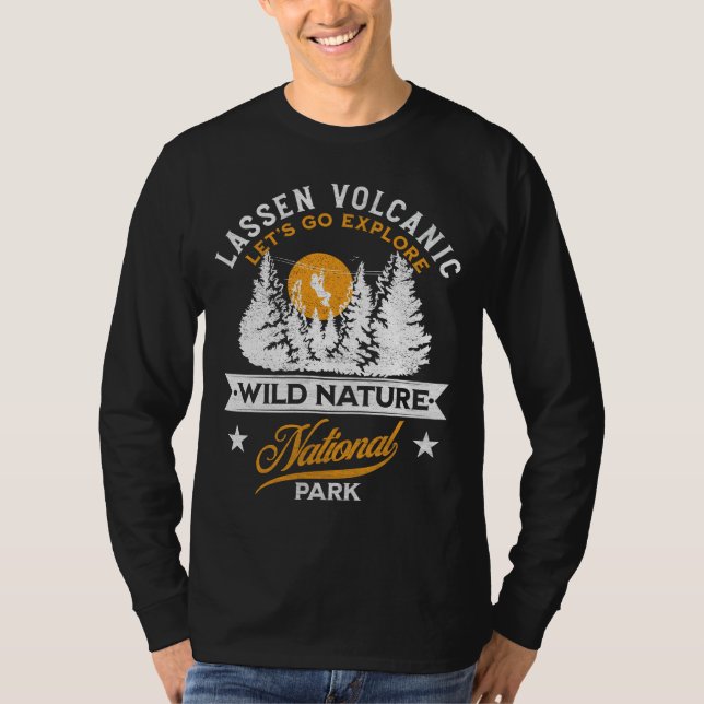 Camiseta Parque Nacional Vulcânico Lassen (Frente)