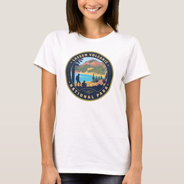 Camiseta Parque Nacional Vulcânico Lassen (Frente)