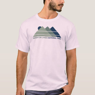 Camiseta Parque Nacional Waterton Lakes Mountain Sun