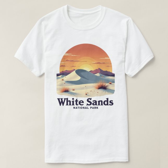 Camiseta Parque Nacional White Sands (Frente do Design)