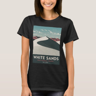 Camiseta Parque Nacional White Sands Acampamento Vintage Hi