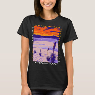 Camiseta Parque Nacional White Sands Novo México Angustiado