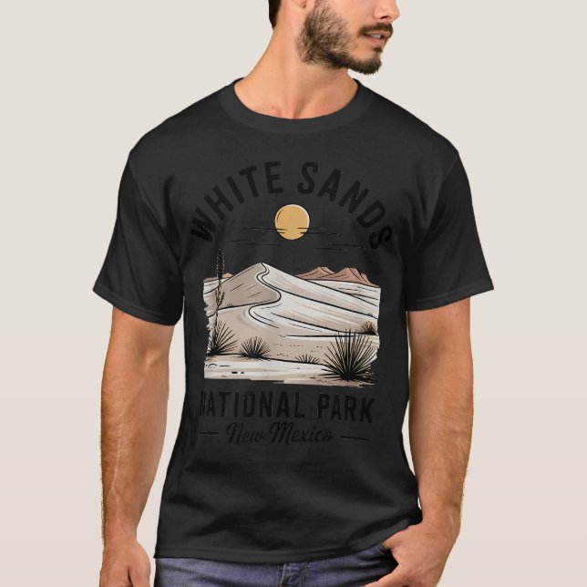 Camiseta Parque Nacional White Sands Souvenir Novo (Frente)