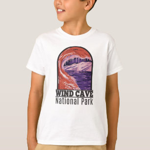 Camiseta Parque Nacional Wind Cave South Dakota Vintage
