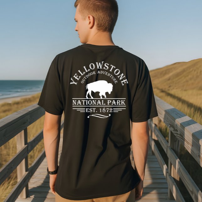 Camiseta Parque Nacional Yellowstone (Criador carregado)
