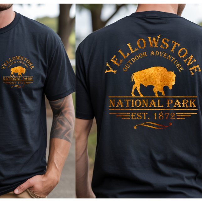 Camiseta Parque Nacional Yellowstone (Criador carregado)