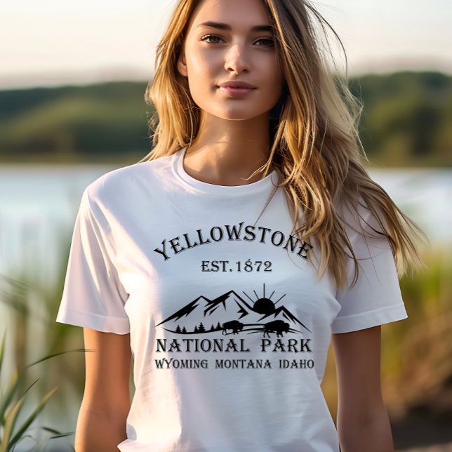 Camiseta Parque nacional Yellowstone (Criador carregado)