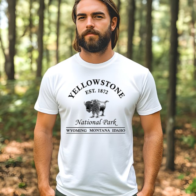 Camiseta Parque nacional Yellowstone (Criador carregado)