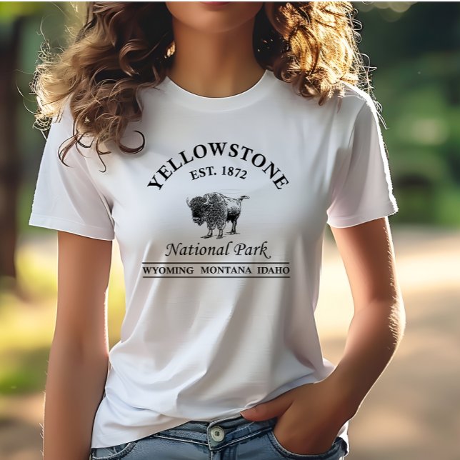 Camiseta Parque nacional Yellowstone (Criador carregado)