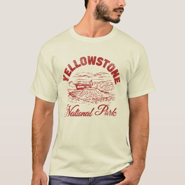 Camiseta Parque Nacional Yellowstone (Frente)