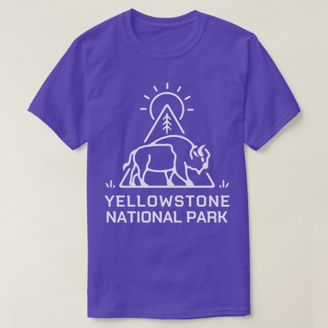 Camiseta Parque Nacional Yellowstone 1 (Frente do Design)