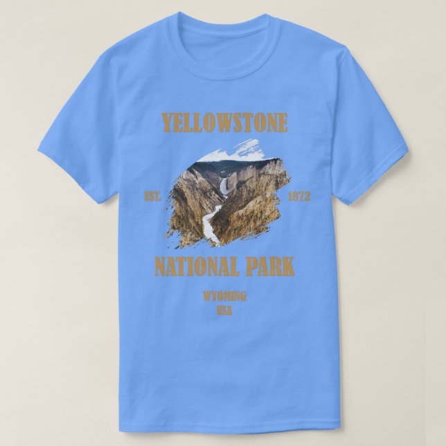 Camiseta Parque Nacional Yellowstone 1 (Frente do Design)