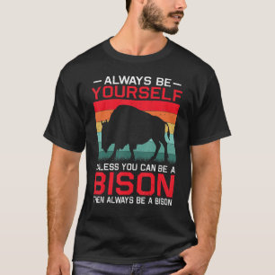 Camiseta Parque Nacional Yellowstone Bison Buffalo Vestuári