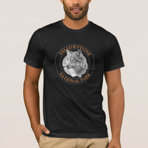 Camiseta Parque Nacional Yellowstone, Cinza Wolf Art, Círcu