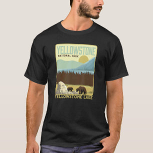 Camiseta Parque Nacional Yellowstone Lake & Bears
