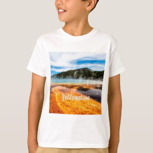 Camiseta Parque Nacional Yellowstone Montam Animais Naturai