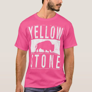 Camiseta Parque Nacional Yellowstone Para Caminho E Acampam
