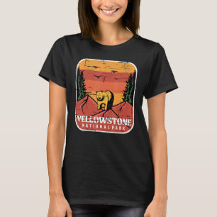 Camiseta Parque Nacional Yellowstone Souvenir Grizzly Bear