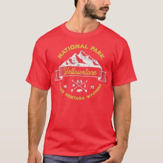 Camiseta Parque Nacional Yellowstone US Bison Buffalo Vinta