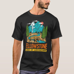 Camiseta Parque Nacional Yellowstone US Vintage EUA Wyoming