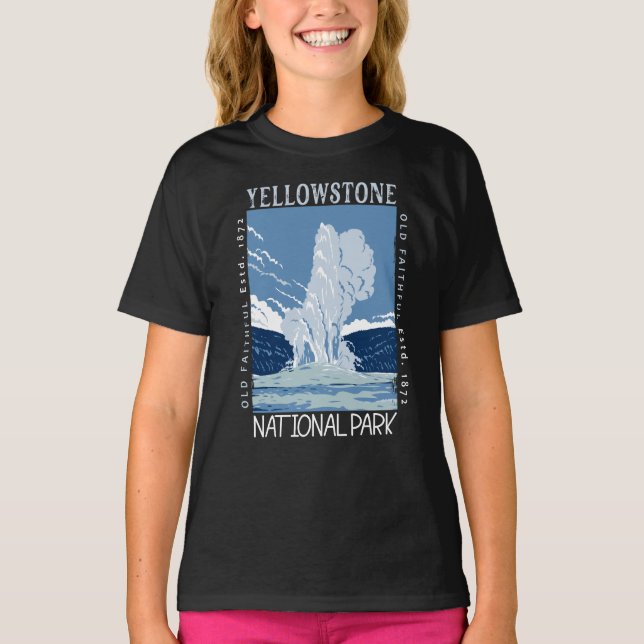 Camiseta Parque Nacional Yellowstone Velho Sofrida (Frente)