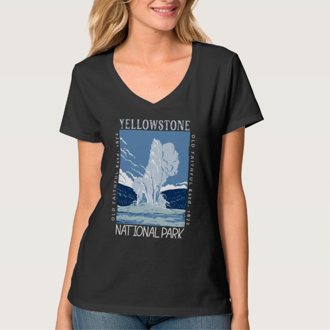 Camiseta Parque Nacional Yellowstone Velho Sofrida (Frente)