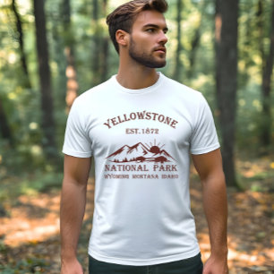 Camiseta Parque Nacional Yellowstone Vintage