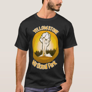Camiseta Parque Nacional Yellowstone Vintage Retro Souvenir