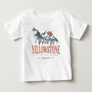 Camiseta Parque Nacional Yellowstone Wolf Mounties Vintage 