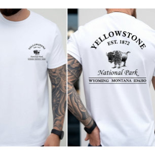 Camiseta Parque Nacional Yellowstone Wyoming Vintage