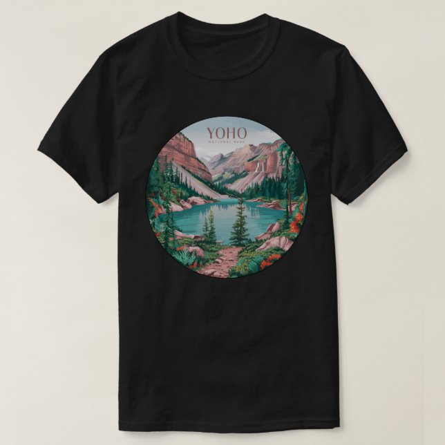Camiseta Parque Nacional Yoho (Frente do Design)