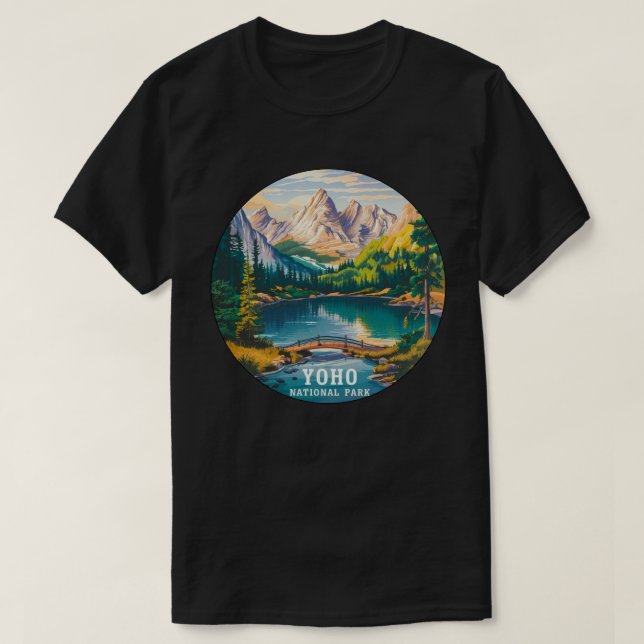 Camiseta Parque Nacional Yoho (Frente do Design)