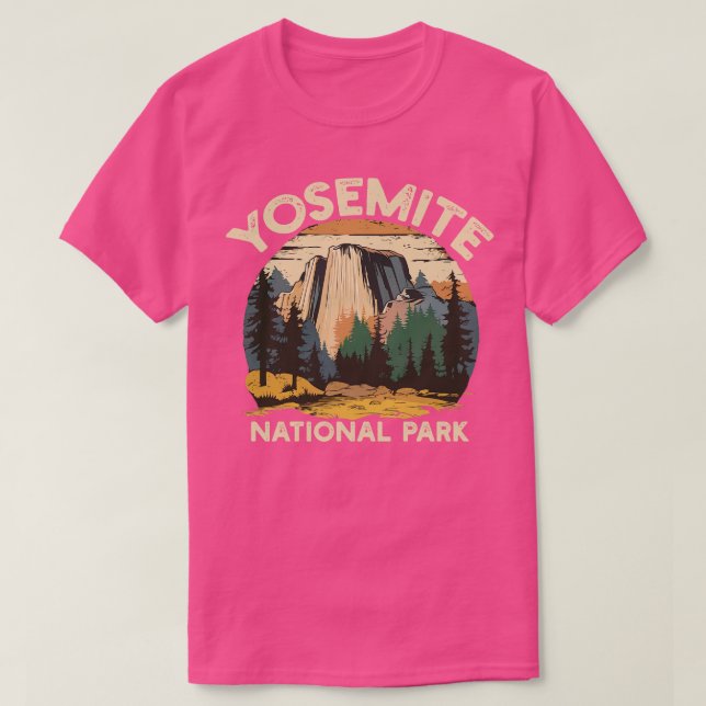 Camiseta Parque Nacional Yosemite (Frente do Design)