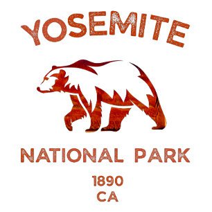Camiseta Parque Nacional Yosemite com urso