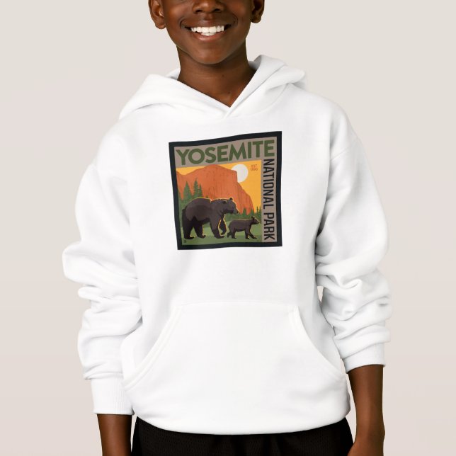 Camiseta Parque Nacional Yosemite | Família Bear (Frente)