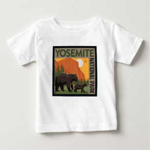 Camiseta Parque Nacional Yosemite   Família Bear