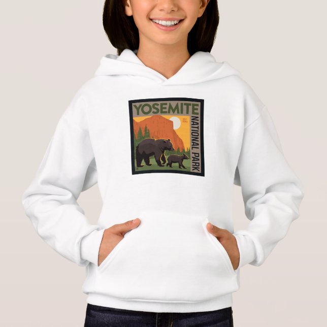 Camiseta Parque Nacional Yosemite | Família Bear (Frente)