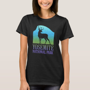 Camiseta Parque Nacional Yosemite Half Dome Deer Souvenir T
