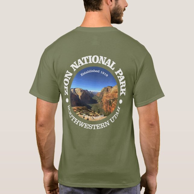 Camiseta Parque Nacional Zion (Verso)