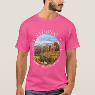 Camiseta Parque Nacional Zion Conservação Utah Preservação 
