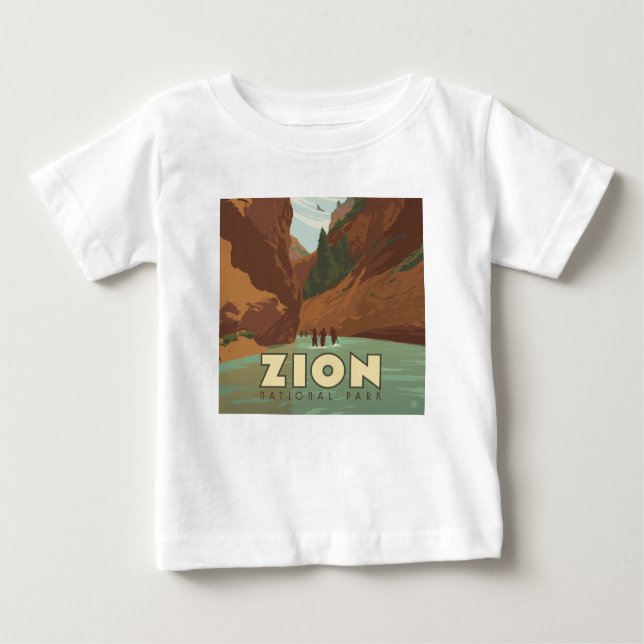 Camiseta Parque Nacional Zion | Estreitos (Frente)