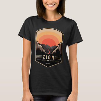Camiseta Parque Nacional Zion Retro Vintage