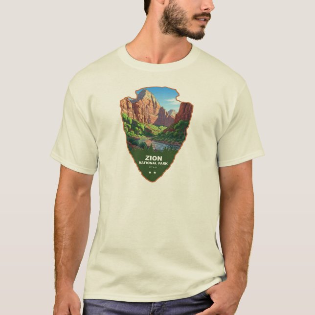 Camiseta Parque Nacional Zion Utah Arrowhead (Frente)