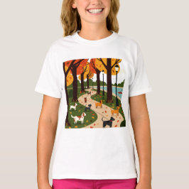 Camiseta Parque no outono