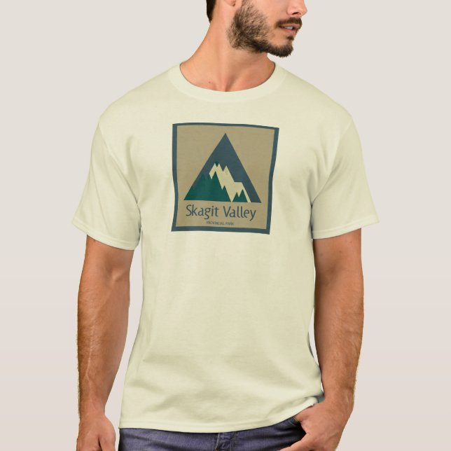 Camiseta Parque Provincial Rústico do Vale de Skagit (Frente)