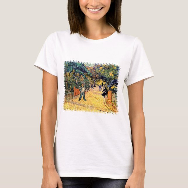 Camiseta Parque Público em Arles - Vincent Van Gogh (Frente)