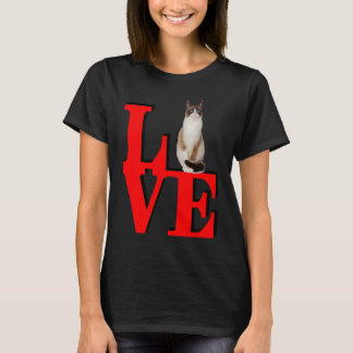 Camiseta Parque Snowshoe Love Eu amo meu Gato