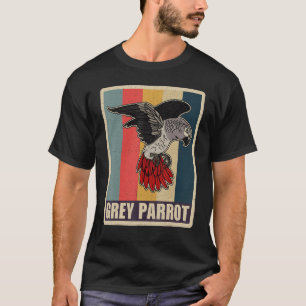 Camiseta Parques de Cinza africanos Biólogo Ornitólogo Bird